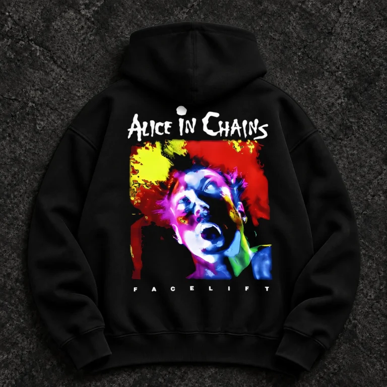 Alice in Chains Facelift Portrait black hoodie product view 2