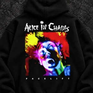 Alice in Chains Facelift Portrait black hoodie product view 5