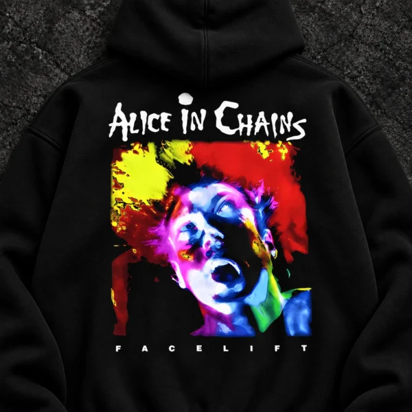 Alice in Chains Facelift Portrait black hoodie product view 5