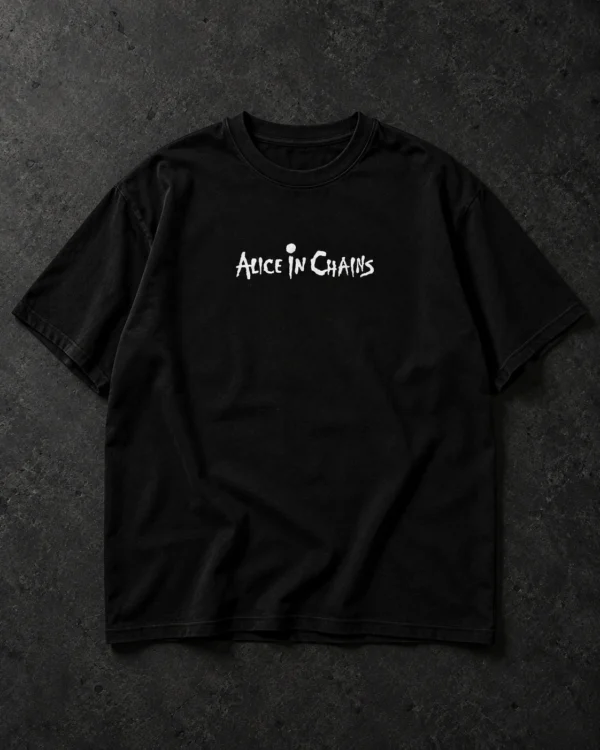 Alice in Chains Facelift Portrait black T-shirt, front chest