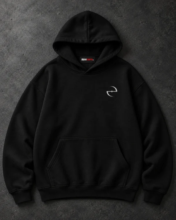 Evanescence Neon Portrait Collage black hoodie, Front + Back