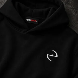 Evanescence Neon Portrait Collage black hoodie, Front + Back