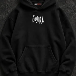 Gojira Flying Whales Artwork black hoodie product view 1