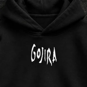 Gojira Flying Whales Artwork black hoodie product view 4