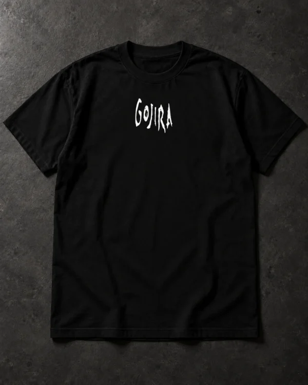 Gojira From Mars to Sirius black T-shirt, front chest
