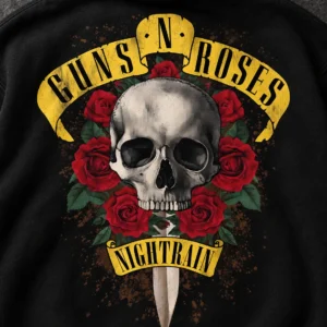 Guns N' Roses Nightrain Skull black hoodie product view 4