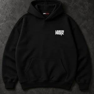 Linkin Park Meteora black hoodie — Front + Back view