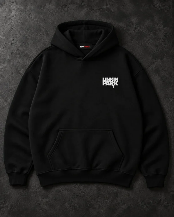 Linkin Park Meteora black hoodie — Front + Back view