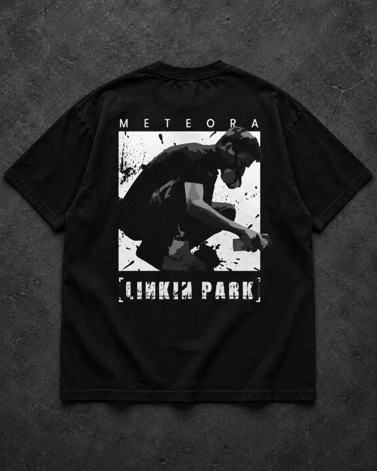 Linkin Park Meteora black T-shirt, back artwork
