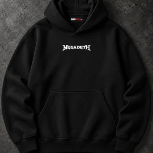 Megadeth 35 Years Skull black hoodie product view 1