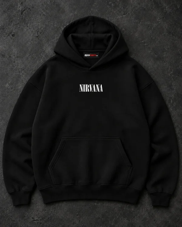 Nirvana In Utero Angel black hoodie product view 2