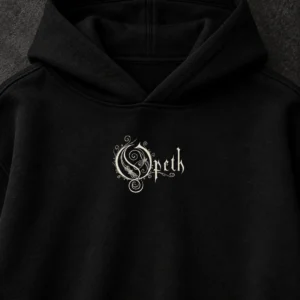 Opeth Robed Figure black hoodie, Front + Back