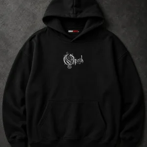Opeth Robed Figure black hoodie, Front + Back