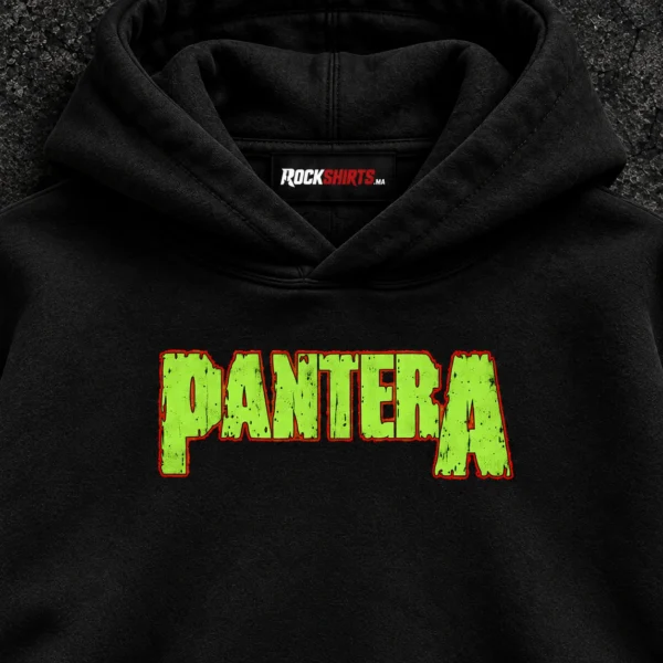 Pantera Cowboys from Hell Skull black hoodie product view 2