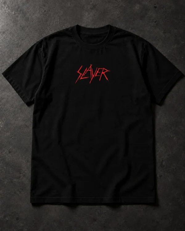 Slayer Skull Artwork black T-shirt, front chest