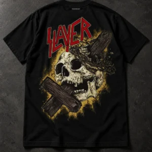 Slayer Skull Artwork black T-shirt, back artwork