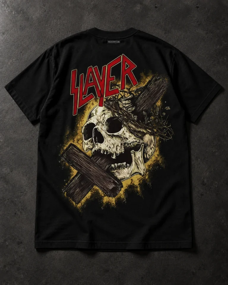 Slayer Skull Artwork black T-shirt, back artwork