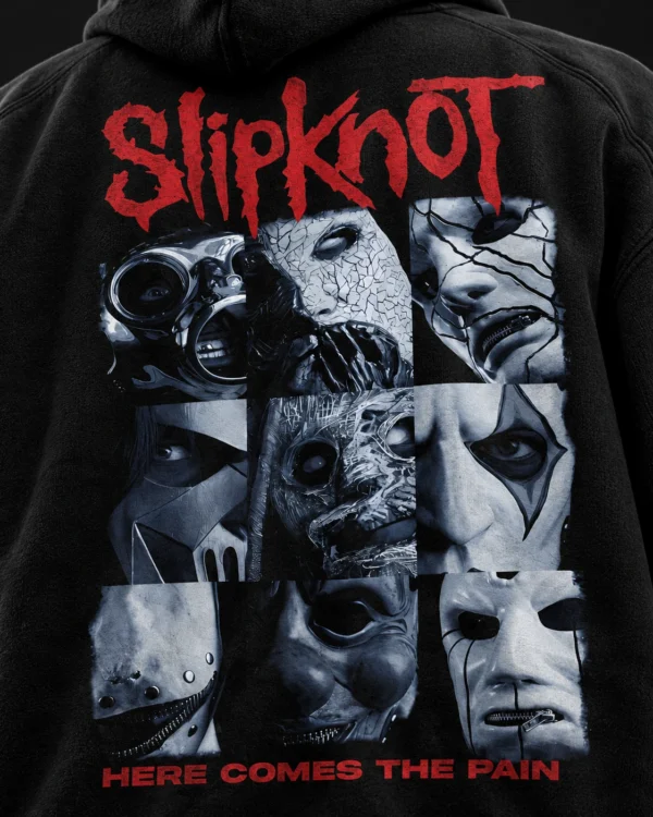 Slipknot Here Comes the Pain back artwork detail