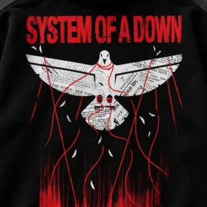 System of a Down Soldier Artwork black hoodie product view 9
