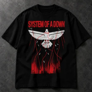System of a Down Soldier Artwork black T-shirt, front chest