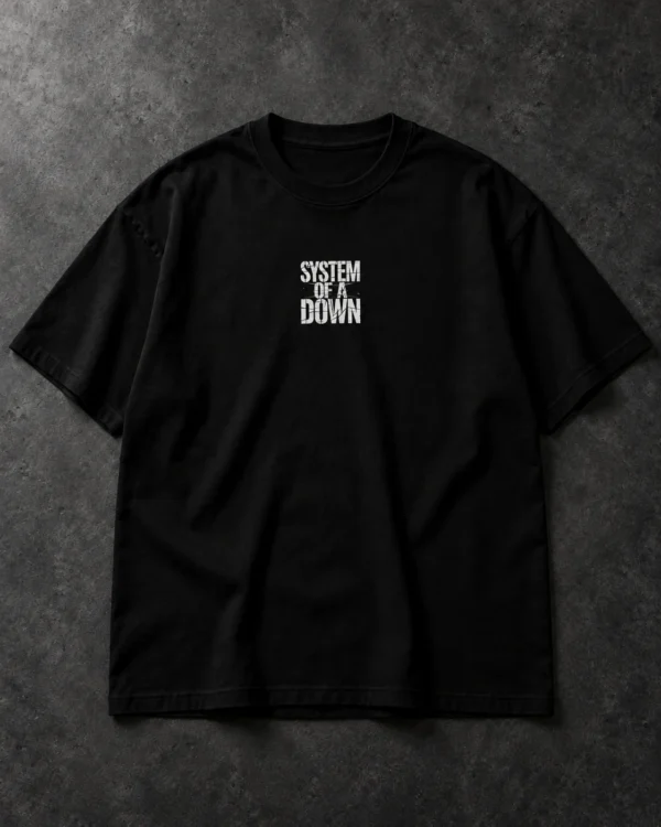 System of a Down Soldier Artwork black T-shirt, back artwork