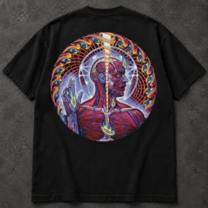 Tool Psychedelic Anatomy black T-shirt, back artwork